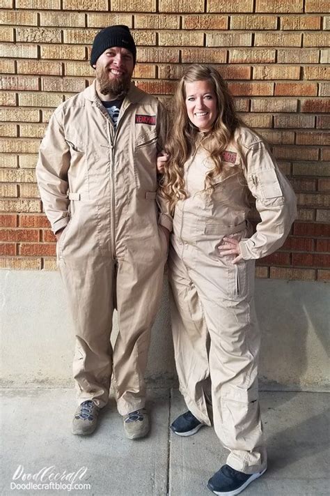 Ghostbuster Costumes Made With Cricut Ghostbusters Costume Costumes