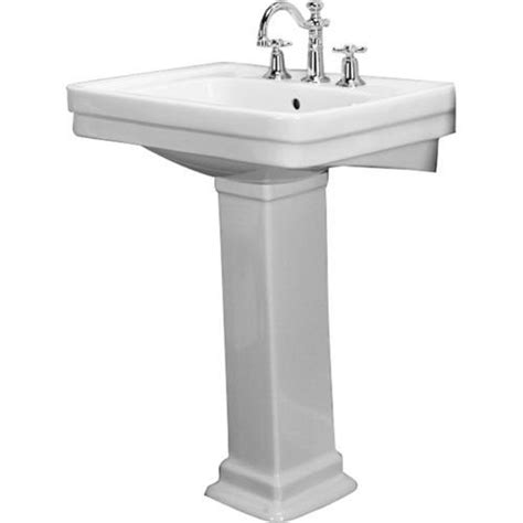 Get 5% in rewards with club o! Barclay Sussex 660 Pedestal Bathroom Sink Basin, 8"cc ...