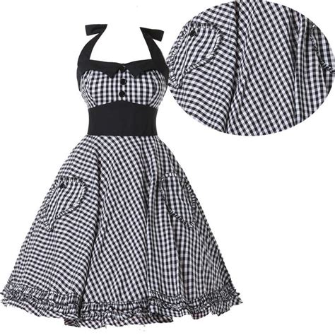 NEW Swing 60s 50s VINTAGE Housewife Rockabilly Pinup Party Prom Dress