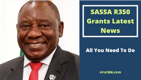 The r350 sassa grant will be paid for the six months and is received by eligible individuals who are above 18 years and are not receiving another grant from the government. SASSA R350 Grant Latest News: This Is What You Need To Do