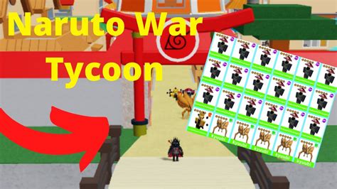New Best Army Tycoon Game On Roblox Naruto War Tycoon Roblox Youtube