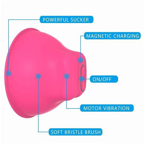 Breast Nipple Clit Sucking Vibrator Pump Suction Cup Adult Sex Toys For