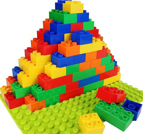 Building Blocks For Kids Toddlers Including A Baseplate 101 Piece