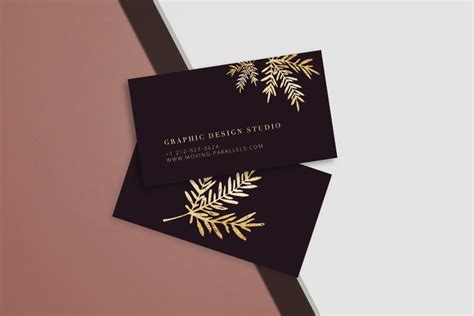Canva Elegant Gold Business Card 10