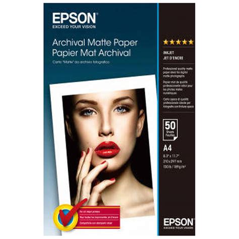 Papel Epson Matte Paper A4 Ao Melhor Preço Radiopopularpt