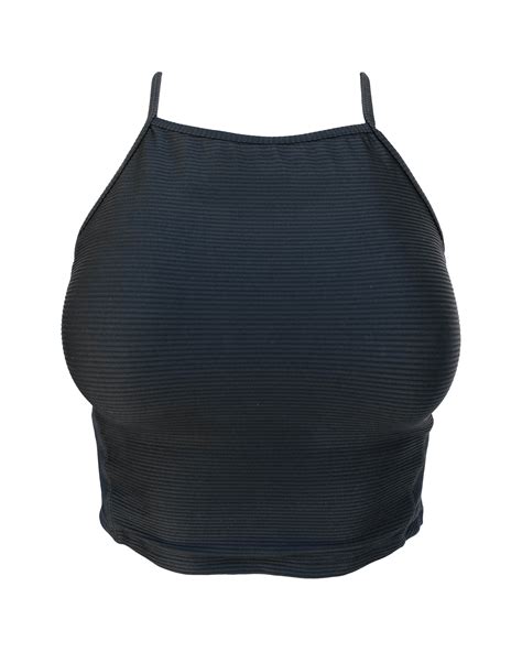 Textured Black Midkini Nani Swimwear