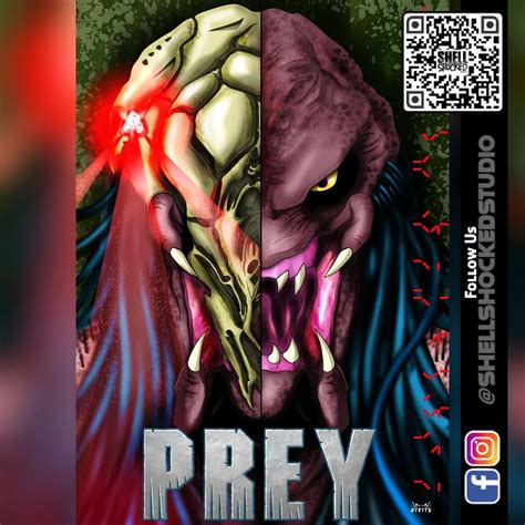 ArtStation - Prey Predator Masked and Unmasked face-off