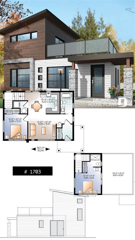 2 Bedroom Modern House Plans 2021 2 Storey House Design Small House
