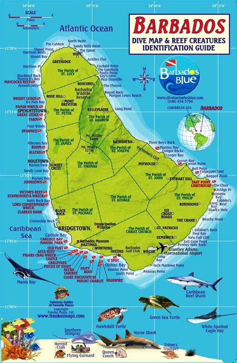 Barbados Mapa Barbados Travel Barbados Barbados Vacation
