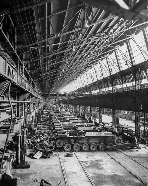 Mass Production For Mass Destruction The Tank Factories Of World War Ii
