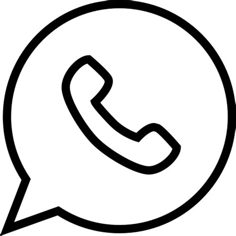 White Whatsapp Logo Png Transparent Background Png Images