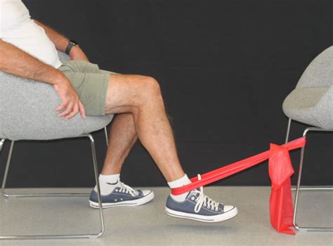 Seated Knee Flexion With Exercise Band OPAL Return To Work