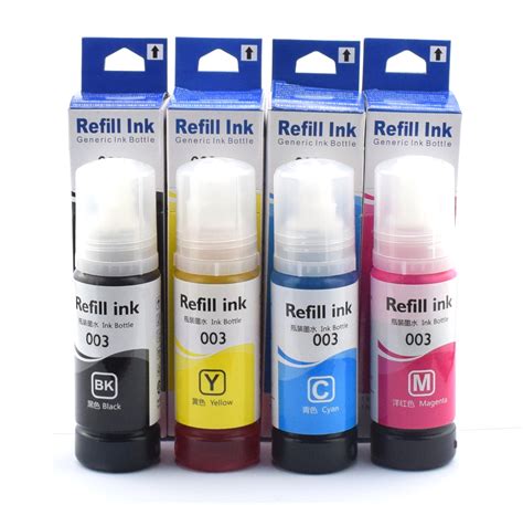 Epson Refill Ink 70ml Bottle For Epson 003 Ink Bottle 70ml L1110 3100