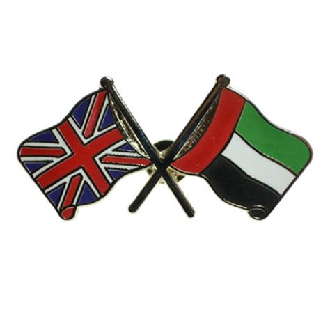 Buy Great Britain Union Jack U A E United Arab Emirates Friendship Lapel Pin Badge UK GB
