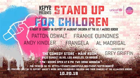 Stand Up For Children Comedy Benefit Event The Comedy Store