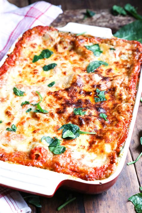 Easy Vegetarian Lasagne Just Easy Recipes