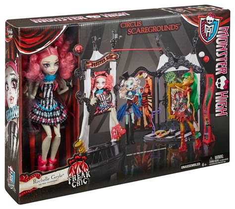 Monster High Freak Du Chic Rochelle Goyle S Circus Scaregrounds
