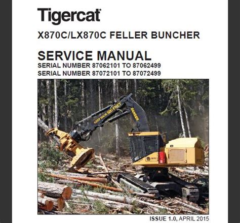 Tigercat X C Lx C Feller Buncher Service Repair Manual Apr