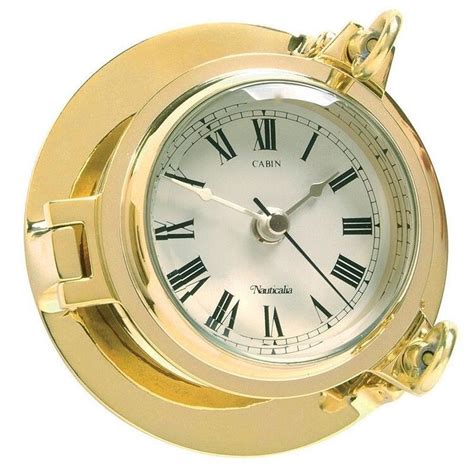 Nauticalia Brass Cabin Clock Only £13516