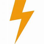 Lightning Bolt Transparent Clipart Icon Silhouette Clip