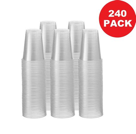 9 Oz Disposable Translucent Plastic Cold Cups For All Occasions