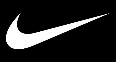 White Nike Logos On Black Background Png Transparent Background Free