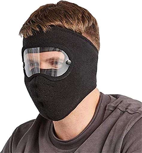 Amazon Com Full Face Protection Headgear Dust Proof Facial Protection Anti Fog Winter Warm