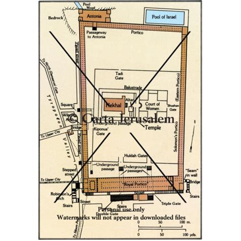 Det andet jewish temple on the temple mount in jerusalem between c. 28 Map Of The Temple Mount - Online Map Around The World