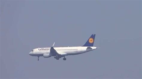 Lufthansa A320 Sharklets Landing At Frankfurt Airport D Aiua Youtube
