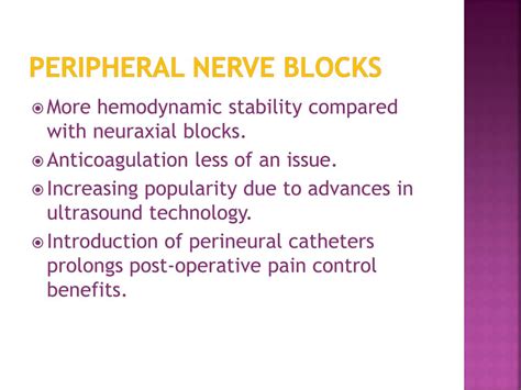 Ppt Issues In Peripheral Nerve Blocks Powerpoint Presentation Free