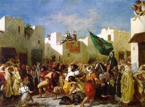 Gemaldekopien und Olbilder Eugène Delacroix Fanatiker von Tangier