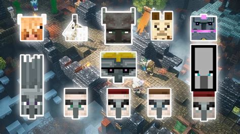 All New Mobs Added In The Howling Peaks Dlc Minecraft Dungeons Youtube