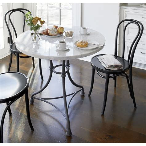 If this is the case, be sure the height is sufficient for this browse a wide variety of pub dining sets and pub style table and chairs on houzz. French Kitchen Round Bistro Table + Reviews | Crate and ...
