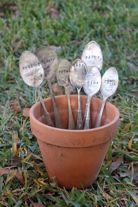 Herb Garden Markers Build Your Own Set Etsy Herb Garden Markers