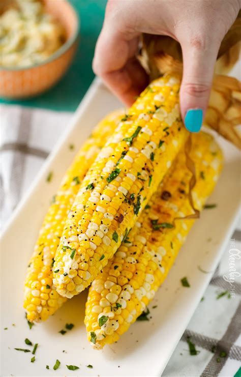 Sprinkle more salt and pepper as desired. Oven Roasted Corn on the Cob - The Chunky Chef