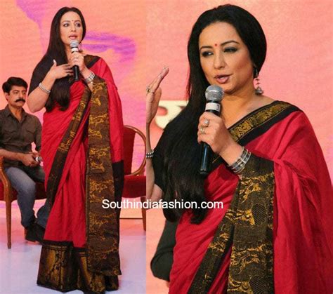 Divya Dutta In A Kanchipuram Silk Saree 2018 South India Fashion