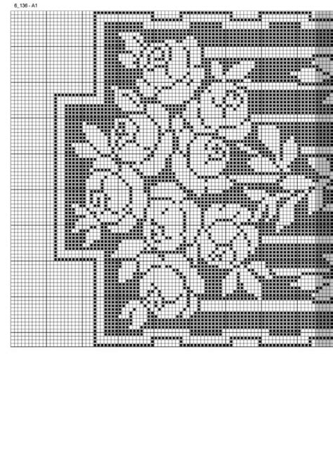 Gallery Ru Gabbach Floral Cross Stitch Filet