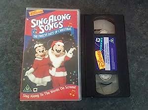Singalong Songs Twelve Days Of Christmas Vhs Disney Amazon Co Uk