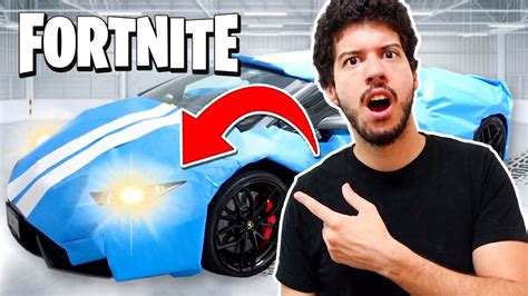 Fortnite Cars In Real Life Lamborghini Prank Youtube