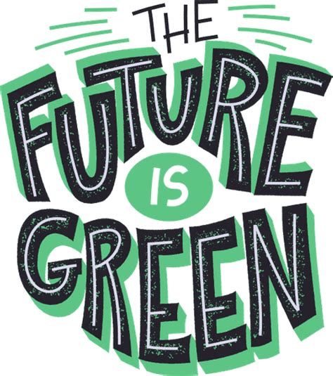 The Future Is Green 素材 Canva可画