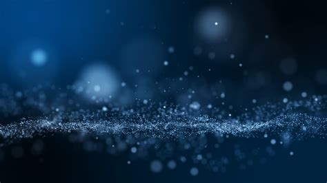 Dark Blue And Glow Dust Particle Abstract Background Touch International