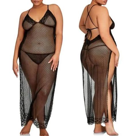 Plus Size Beach Cover Up Transparent Mesh Dress Bikini Swimsuit Bathing Suit Cover Ups Robe