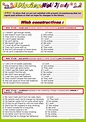 wishes ( wish / If only): English ESL worksheets pdf & doc