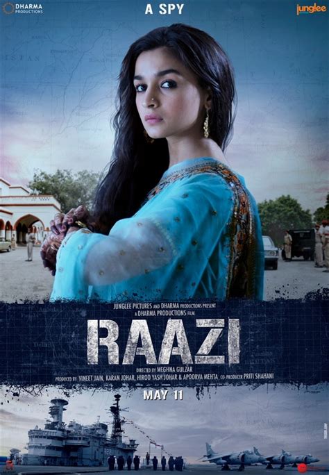 Alia Bhatt And Vicky Kaushal Starrer Raazi First Look Posters Release