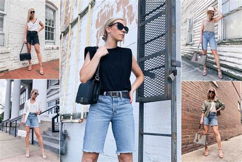 The Most Flattering Way To Wear Denim Bermuda Shorts And Outfit Ideas