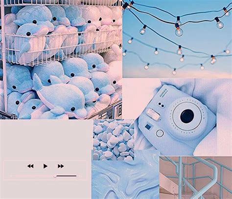 Download 33 Fondo De Pantalla Aesthetic Azul Pastel