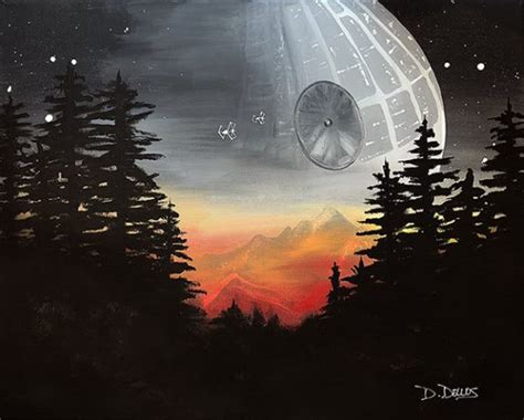 Star Wars Challenge 3 Paint A Star Wars Landscape Diana Dellos Designs