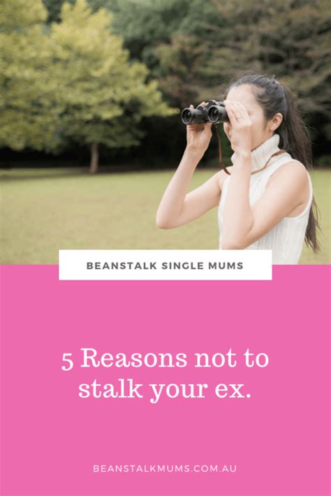 5 Reasons Not To Stalk Your Ex Beanstalk Single Mums