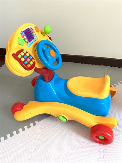 Vtech Grow And Go Ride On Bike Babies And Kids Toys And Walkers On Carousell