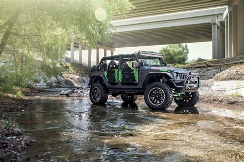 Black Green Monster Energy Jeep Jk Offroad Build — Gallery